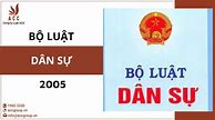 Bộ Luật Dân Sự Việt Nam 2005