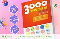 Download 3000 Từ Vựng Tiếng Hàn Theo Chủ Đề Pdf