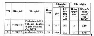 Ngành Du Lịch - Văn Hóa Du Lịch Đại Học Văn Hóa Hà Nội Điểm Chuẩn